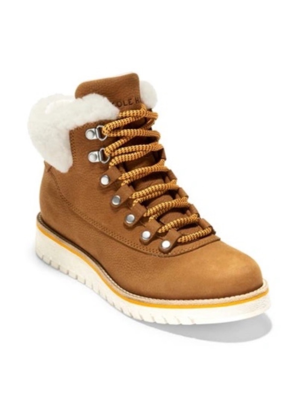 Cole Haan ZeroGrand Explorer Upstate Waterproof Hiker Boots Size Women’s 7 Brown